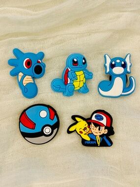 Pokemon Croc Charms, Jibbitz - Set #8